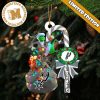 Sacramento Kings NBA Grinch Candy Cane Personalized Xmas Gifts Christmas Tree Decorations Ornament