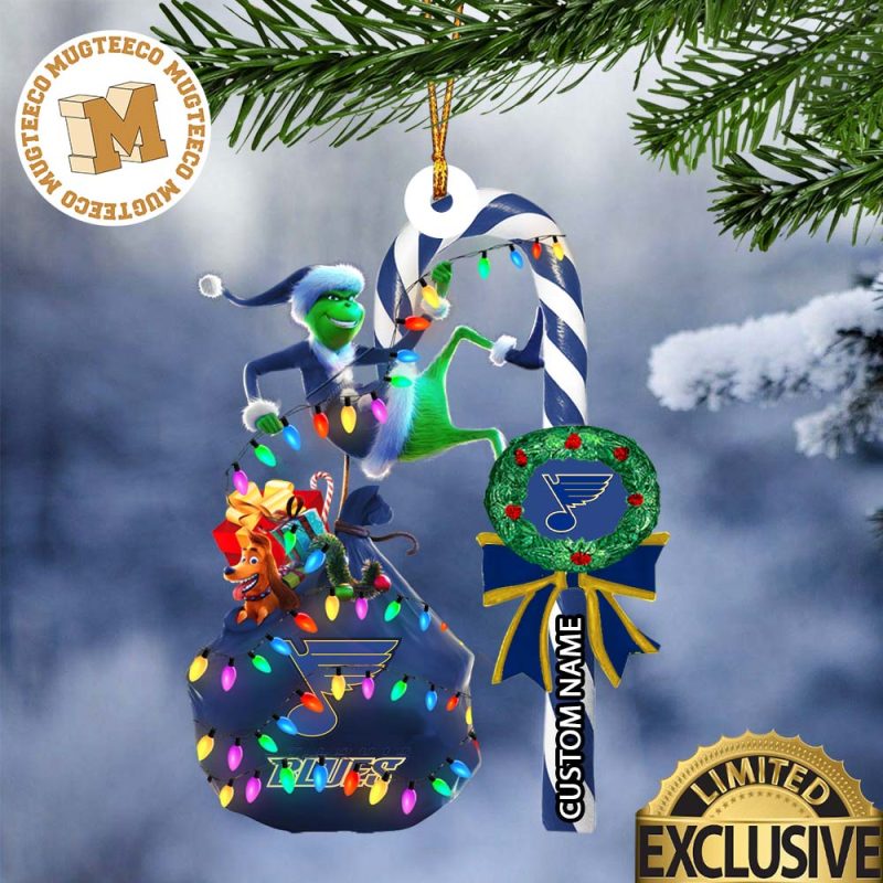 St Louis Blues LED Christmas Tree Ornament