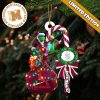 Seattle Mariners MLB Grinch Candy Cane Personalized Xmas Gifts Christmas Tree Decorations Ornament