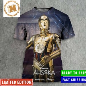 Star Wars Ahsoka C-3PO Characters Poster All Over Print Shirt