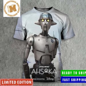 Star Wars Ahsoka Huyang Character Poster All Over Print Shirt