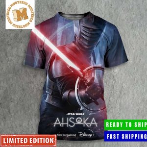 Star Wars Ahsoka Marrok Character Poster All Over Print Shirt