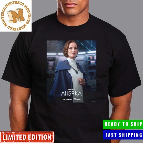 Star Wars Ahsoka Mon Mothma Character Poster Unisex T-Shirt