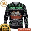Star Wars Chibi Cute Characters Christmas Vibes Snowflakes And Pine Tree Knitting Pattern Christmas Ugly Sweater