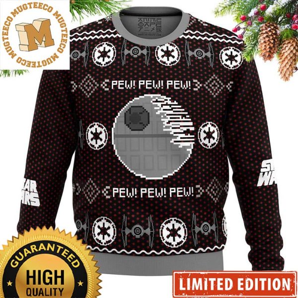 Star Wars Imperial Pew Pew Knitting Christmas Ugly Sweater