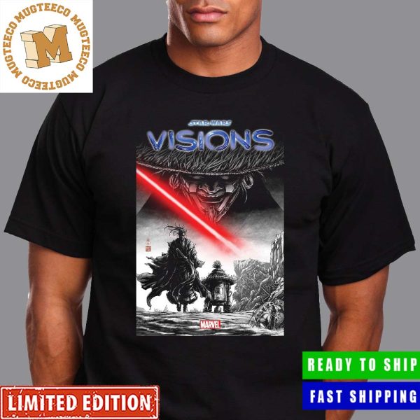 Star Wars Visions The Ronin Has Return Japanese Style Poster Unisex T-Shirt