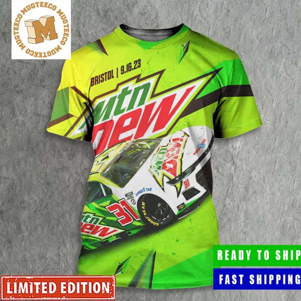 The Iconic Mountain Dew At Bristol Motor Speedway Sep 16 2023 Poster All Over Print Shirt