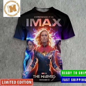 The Marvels Experience It In Imax November 10 New Poster All Over Print Shirt