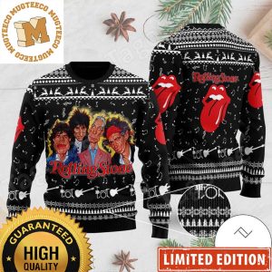 The Rolling Stones Band Ugly Christmas Sweater 2023