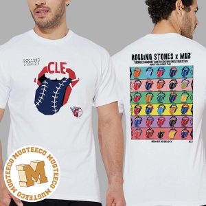 The Rolling Stones x Cleveland Guardians Vinyl MLB Hackney Diamonds Limited Edition Classic T-Shirt