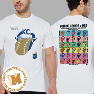 The Rolling Stones x Kansas City Royals Vinyl MLB Hackney Diamonds Limited Edition Unisex T-Shirt