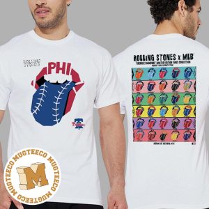 The Rolling Stones x Philadelphia Phillies Vinyl MLB Hackney Diamonds Limited Edition Unisex T-Shirt