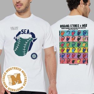 The Rolling Stones x Seattle Mariners Vinyl MLB Hackney Diamonds Limited Edition Classic T-Shirt