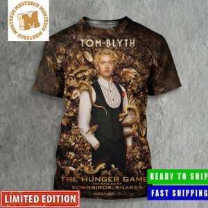 Tom Blyth Stars As Coriolanus Snow In The Hunger Games The Ballad Of Songbirds And Snakes Poster All Over Print Shirt