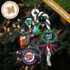 Toronto Blue Jays MLB Grinch Candy Cane Personalized Xmas Gifts Christmas Tree Decorations Ornament