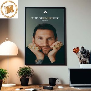 Adidas Lionel Messi The Greightest 8 Ballon D’Or Winner Home Decor Poster Canvas