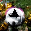 Aladin Couple Love You To The Moon And Back Galaxy Circle Christmas Tree Decorations Ornament 2023