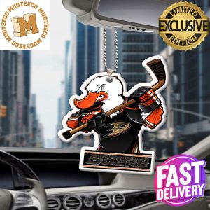Anaheim Ducks NHL Mascot Christmas Car Decorations Ornament 2023