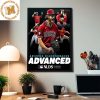 Congrats Arizona Diamondbacks Advance To NLDS 2023 MLB Home Decor Poster Canvas