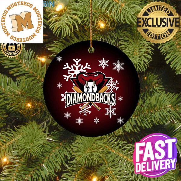 Arizona Diamondbacks MLB Merry Christmas Ceramic Decorations Ornament