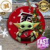 Atlanta Falcons Baby Yoda NFL Christmas Tree Decorations Ornament