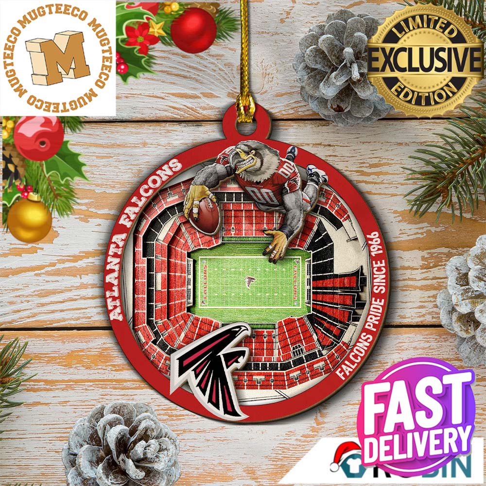 Atlanta Braves Christmas 2022 NFL Football Ornament –