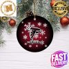 Atlanta Falcons NFL Skull Joker Christmas Tree Decorations Ornament