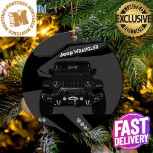 Back Jeep Xmas Gifts Christmas Tree Decorations Ornament