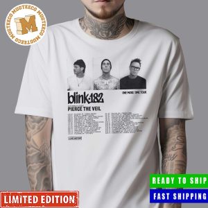 Blink 182 One More Time Tour 2024 With Pierce The Veil  Tour List Unisex T-Shirt