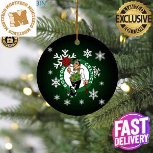 Boston Celtics NBA Xmas Gifts Merry Christmas Decorations Ornament