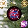 Buffalo Bills NFL Football Mascot Christmas Decorations Ceramic Orament