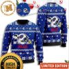 Buffalo Bills Jack Skellington Nighmare Before Christmas Face Pattern Ugly Christmas Sweater