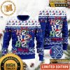 Buffalo Bills NFL Mascot Christmas Light 2023 Holiday Gifts Personalized Ugly Christmas Sweater