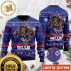 Buffalo Bills NFL Pattern Red And Blue Christmas Ugly Sweater