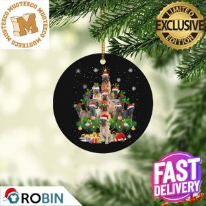 Bullmastiff Christmas Tree Lights Xmas Gifts For Dog Lovers Christmas Ornament