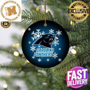 Carolina Panthers NFL Xmas Gifts For Fan Christmas Tree Decorations Ornament