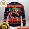 Chicago Bears Grinch Max Dog Splitted 3D Holiday Gifts Christmas Ugly Sweater