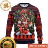 Chicago Bears NFL Est 1920 Classic Logo Signature Orange Ugly Christmas Sweater