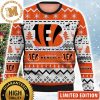 Cincinnati Bengals Baby Grinch Hug Football Christmas Light Up Ugly Christmas Sweater