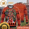 Cincinnati Bengals Cute Baby Yoda Grogu Holiday Gifts 2023 Ugly Christmas Sweater