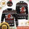 Cincinnati Bengals Dabbing Santa Claus Funny NFL Christmas Ugly Sweater