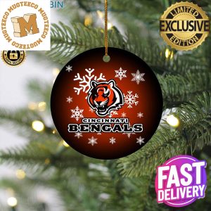 Cincinnati Bengals NFL Xmas Gifts For Fan Christmas Decorations Ornament