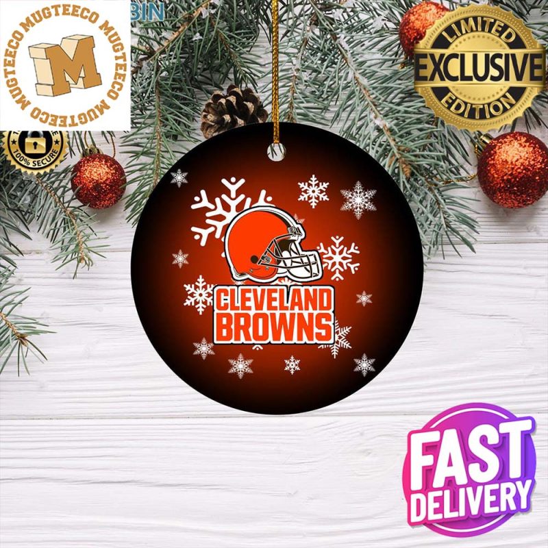 Cleveland Browns NFL Xmas Gifts Christmas Decorations Ornament - Mugteeco