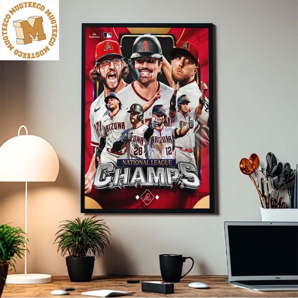 Congrats Arizona Diamondbacks MLB National League Champions 2023 Poster Canvas