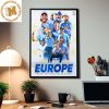 Team Europe Winners Of Ryder Cup Home Decor Poster Canvas