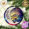 Cute Mike Monster Inc Love You To The Moon And Back Galaxy Christmas Tree Decorations Ornament