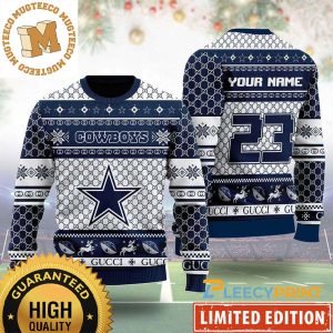 Dallas Cowboys 2023 Football Personalized Christmas Ugly Sweater
