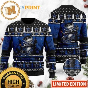 Dallas Cowboys Jack Skellington Nightmare Before Christmas Ugly Christmas Sweater