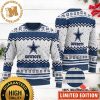 Dallas Cowboys Mascot Printed Black Ugly Sweater Christmas – Dallas Cowboys Ugly Sweater