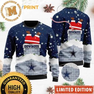 Dallas Cowboys NFL Santa Claus Custom Name Ugly Christmas Sweater – Dallas Cowboys Ugly Christmas Sweater